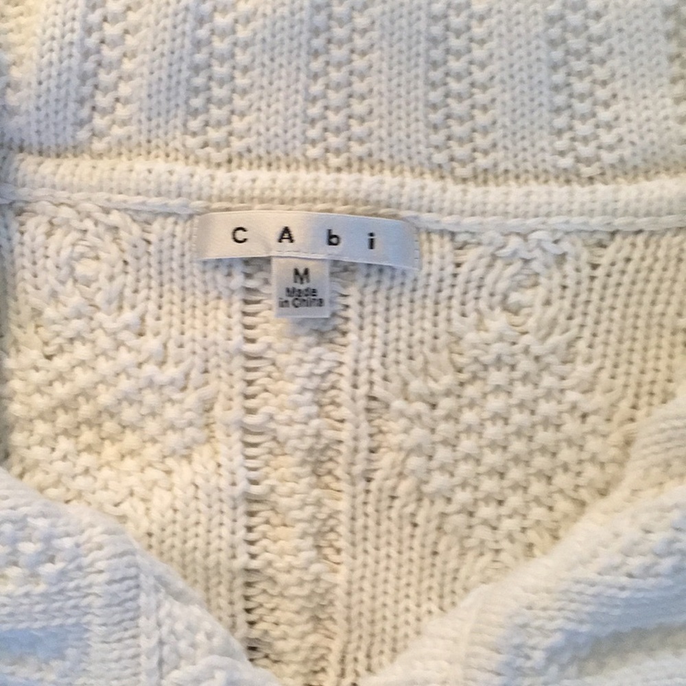 Cabi Off-White Cardigan Medium - Picture 2 of 4